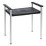 BADHOCKER Metall, Kunststoff - Silberfarben/Schwarz, Basics, Kunststoff/Metall (50/58/36cm) BADHOCKER Metall, Kunststoff - Silberfarben/Schwarz, Basics, Kunststoff/Metall (50/58/36cm)