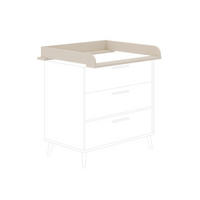 WICKELAUFSATZ Eefje  - Beige, Basics, Holzwerkstoff (94,8/12,5/79,9cm) - Paidi
