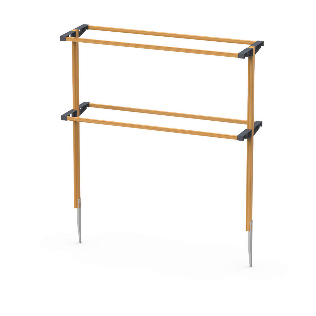 RANKHILFE  - Lärchefarben, Basics, Holz/Kunststoff (118,5/138,5/34,5cm)