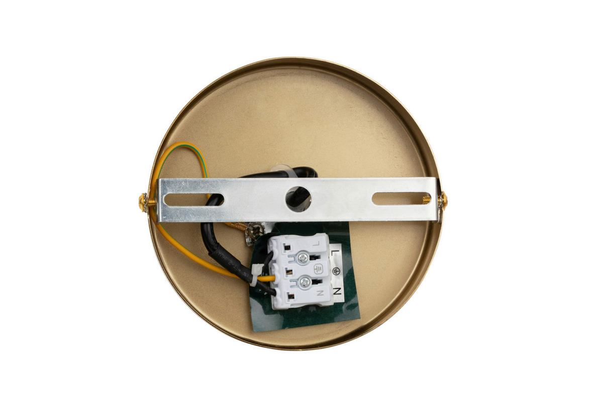 HÄNGELEUCHTE 22,5/120 cm   - Beige, Design, Glas/Metall (22,5/120cm) - Collet's Monde