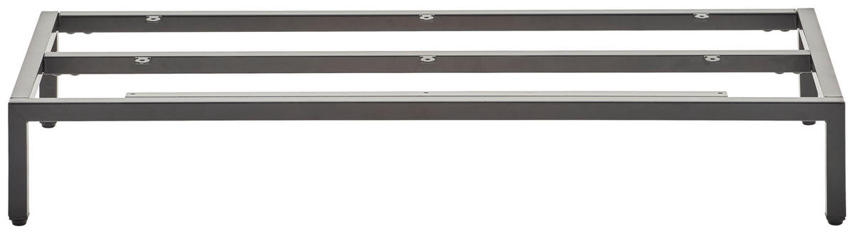 FUßGESTELL - Schwarz, Basics, Metall (90/13/40,5cm) - Novel