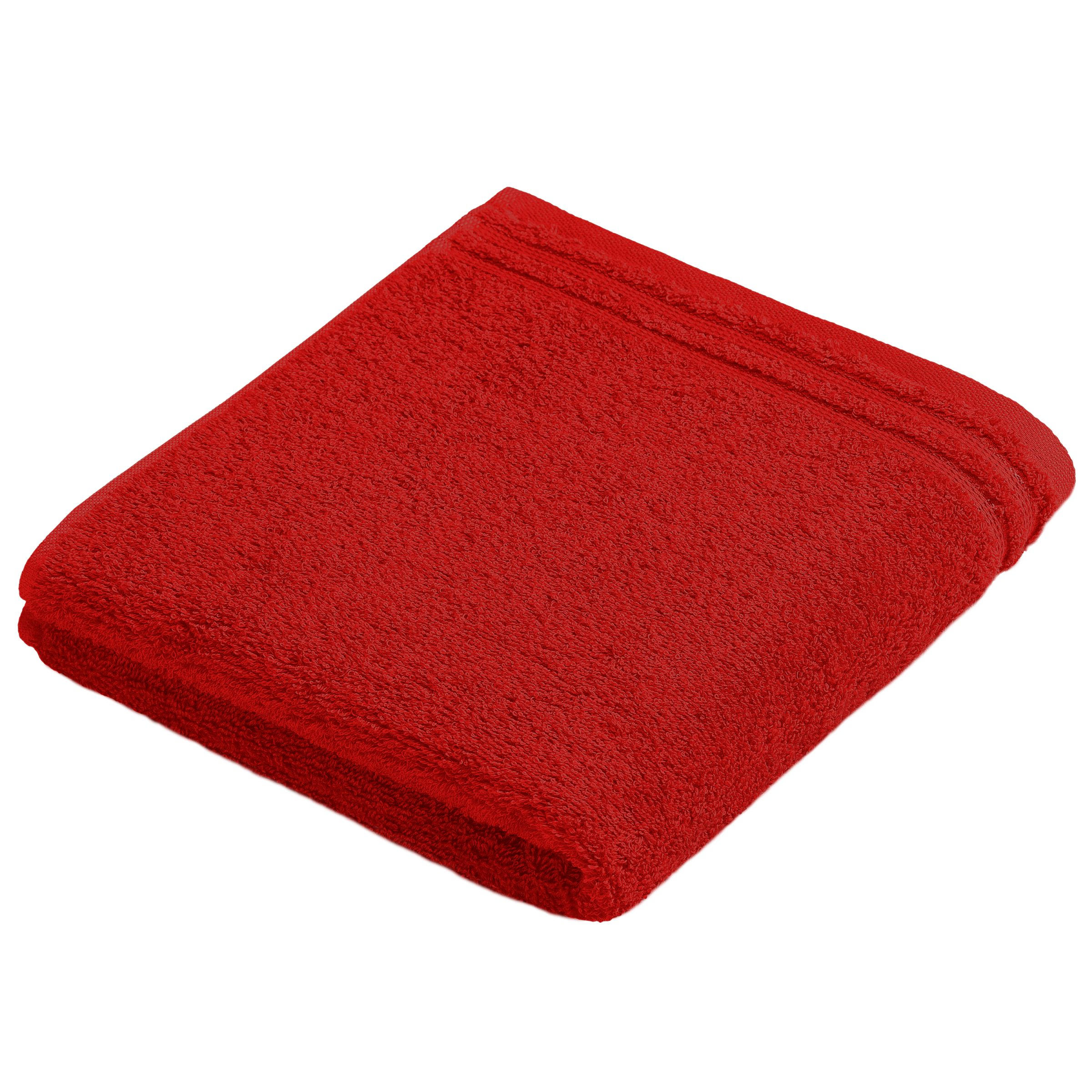 HANDTUCH Calypso Feeling - Dunkelrot, Basics, Textil (50/100cm) - Vossen
