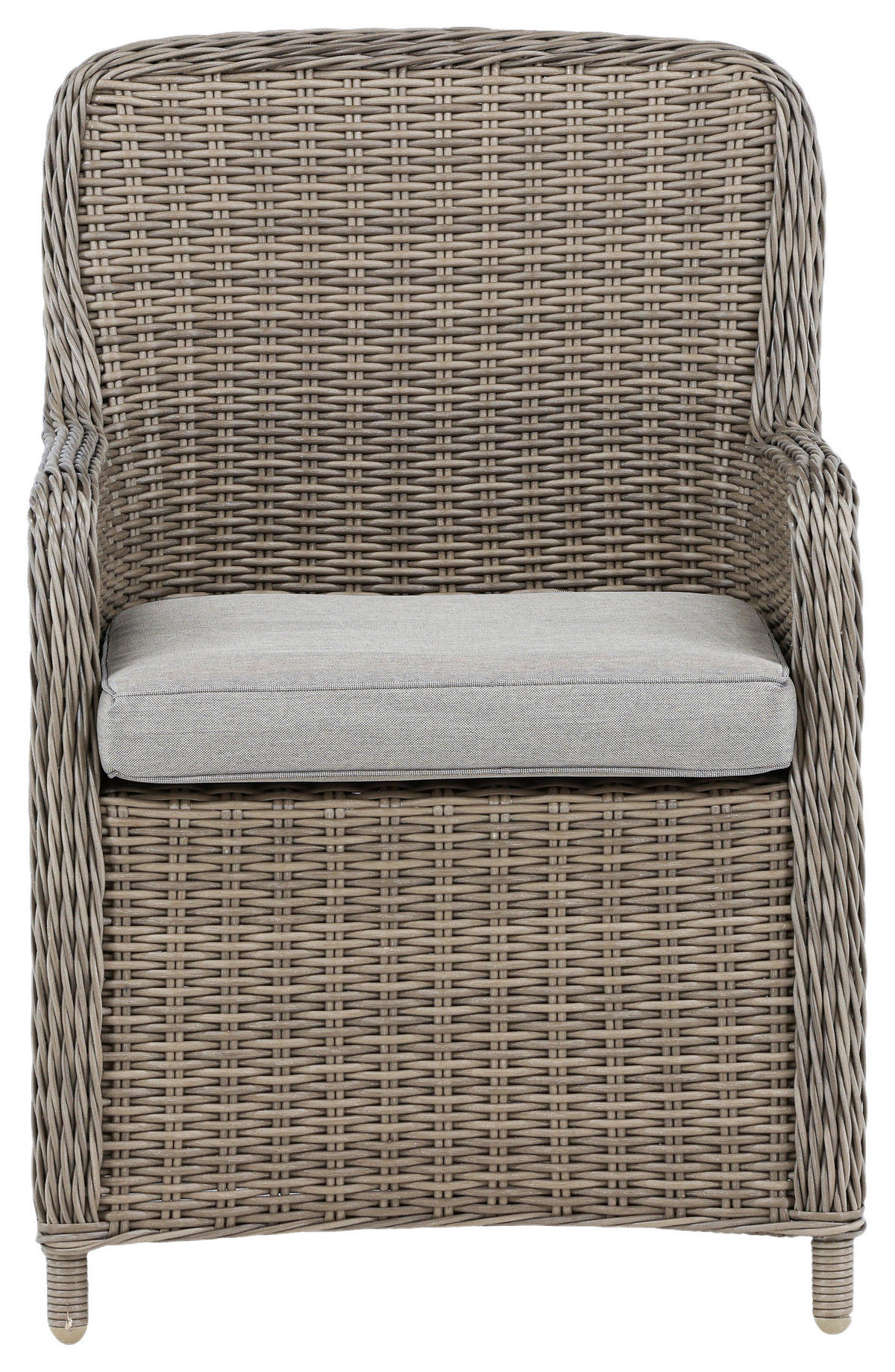 GARTENSTUHL-SET Stahl Braun  - Braun, KONVENTIONELL, Kunststoff/Textil (62/94/66cm) - Gardenson