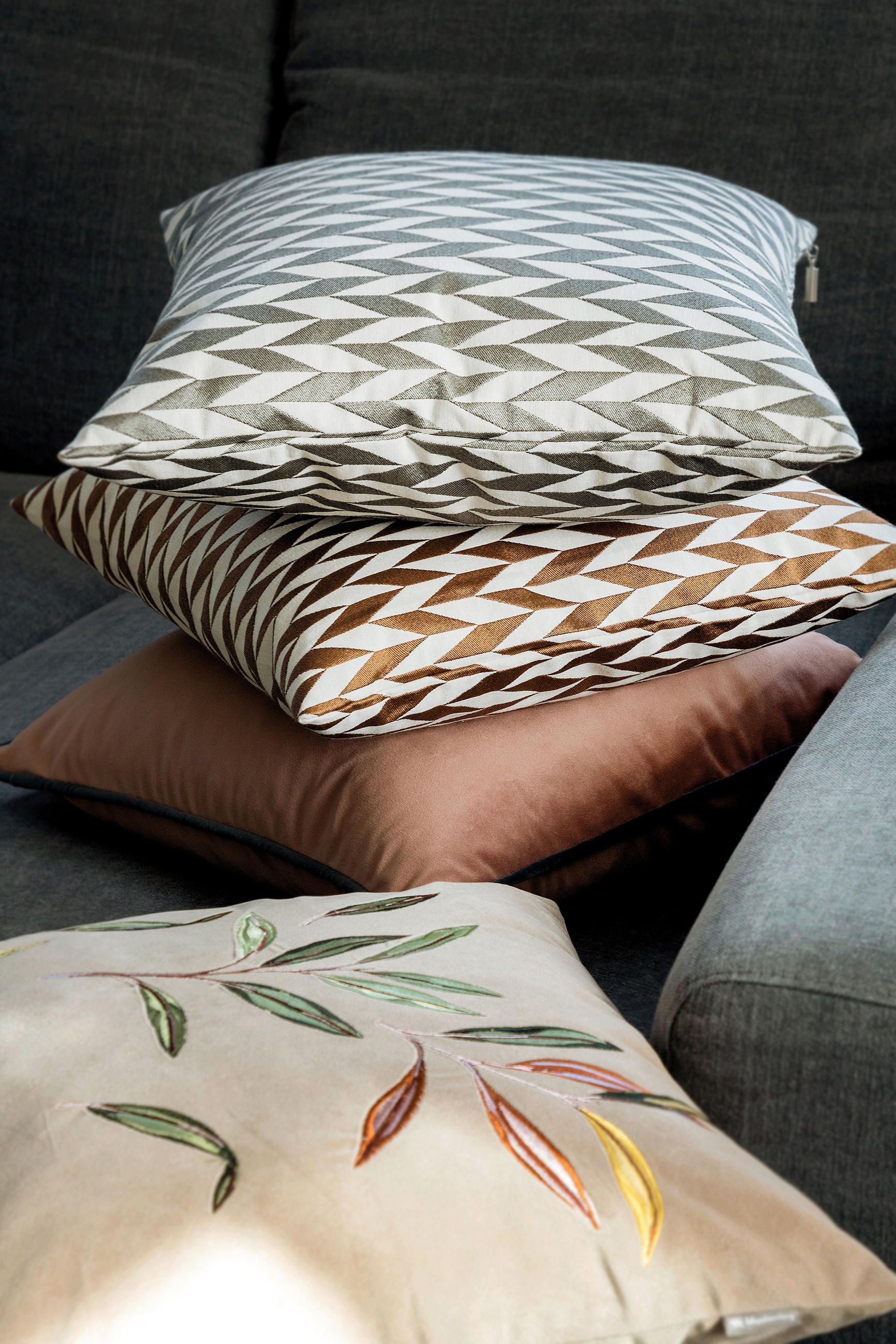 KISSENHÜLLE MR-NORDIC 45/45 cm  - Beige/Grau, Design, Textil (45/45cm) - Musterring