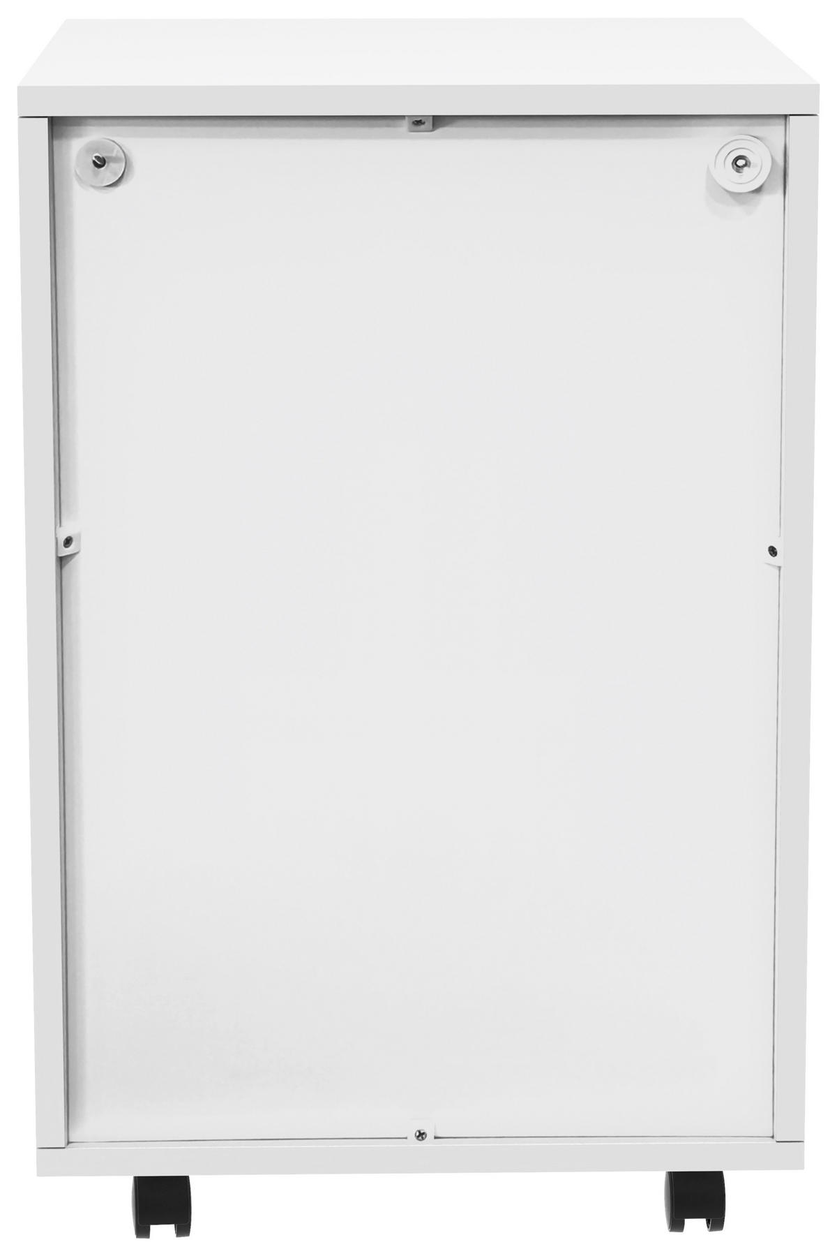 RULLHURTS 40/66,5/45 cm  - vit, Klassisk, trämaterial/plast (40/66,5/45cm) - Carryhome
