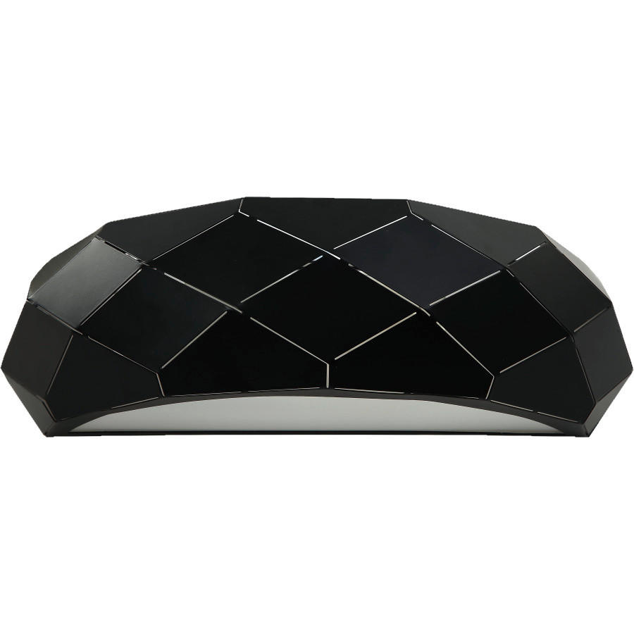 XXXLutz Wandleuchte Reus Schwarz 10.5x36 cm