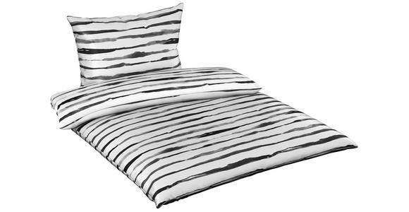 BETTWÄSCHE 140/200 cm  - Schwarz/Weiß, Trend, Textil (140/200cm) - Esposa