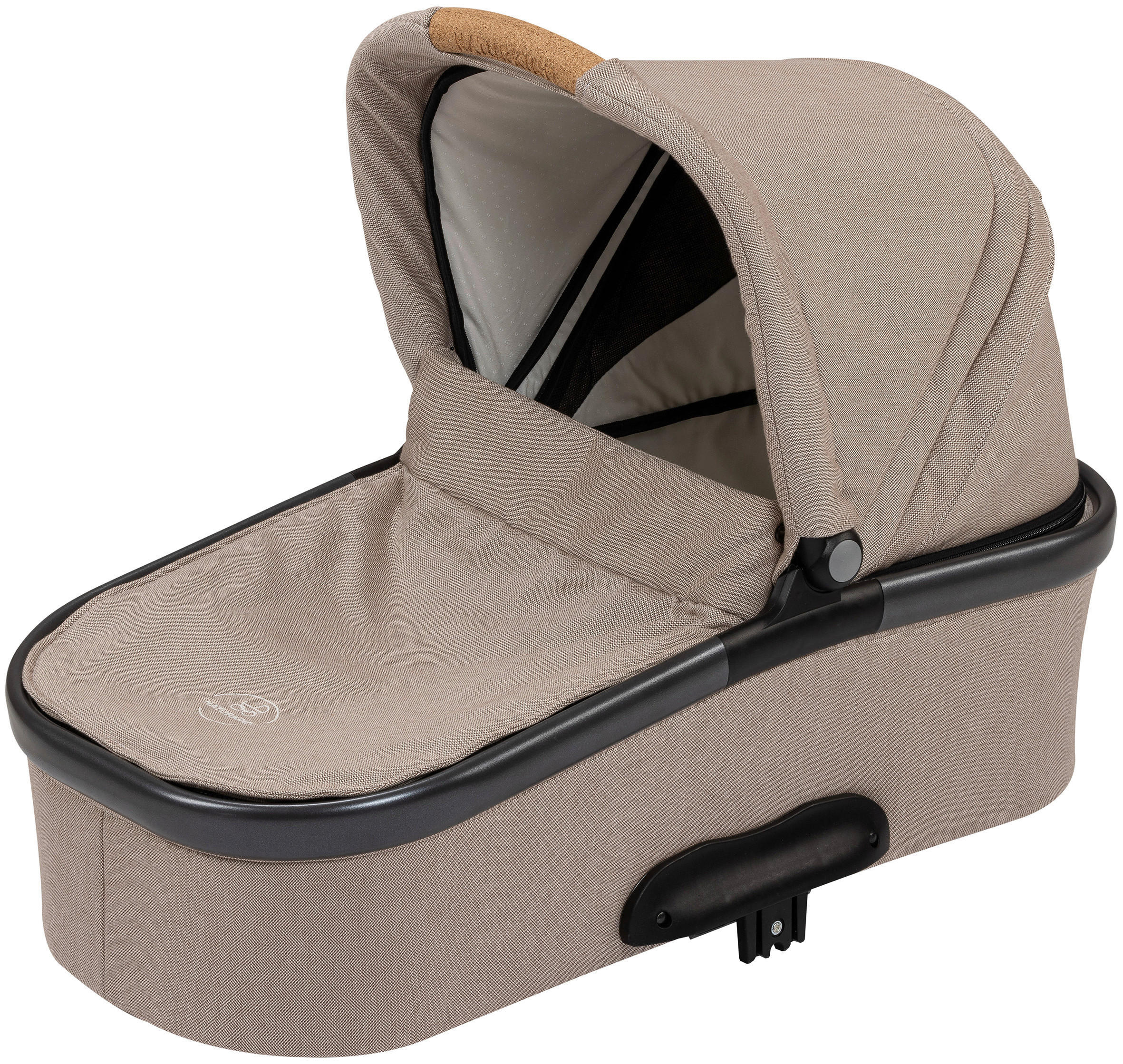LIEGEWANNE - Sandfarben/Weiß, Basics, Textil (80/62/43cm) - Naturkind