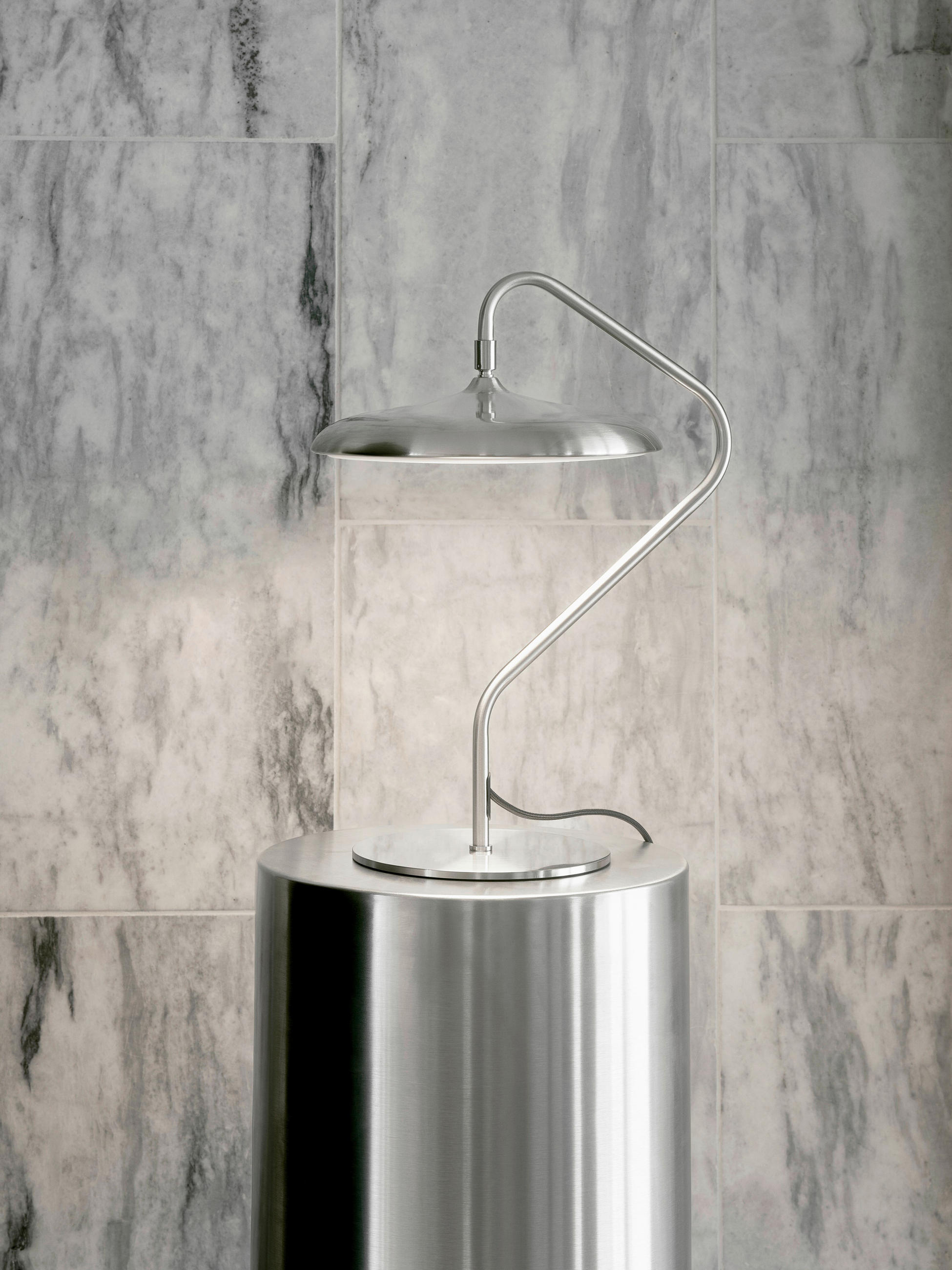 LED-TISCHLEUCHTE 30,5/41 cm   - Edelstahlfarben, Design, Metall (30,5/41cm) - Nordlux