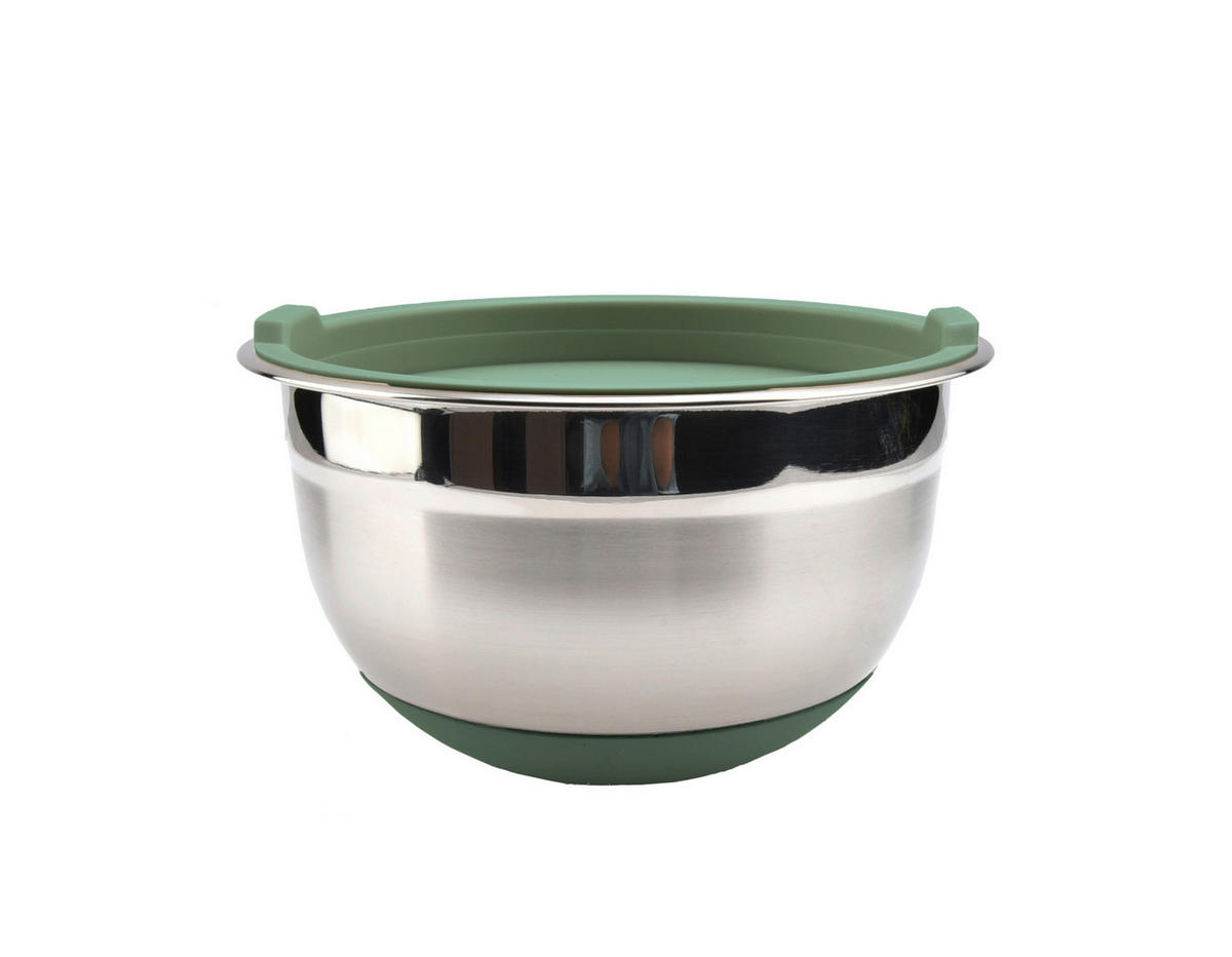SCHÜSSEL 1500 ml  - Edelstahlfarben/Petrol, Basics, Kunststoff/Metall (16/10,5cm) - Homeware Profession.
