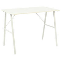 SCHREIBTISCH 100/60/75 cm Weiß   - Weiß, Design, Holzwerkstoff/Metall (100/60/75cm) - Carryhome