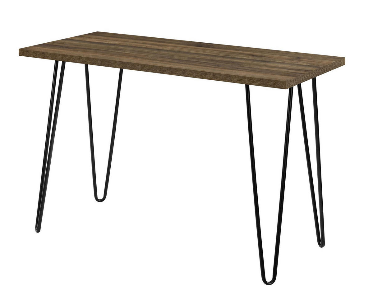 SCHREIBTISCH 101/68/49 cm  in Walnussfarben  - Walnussfarben, Design, Holzwerkstoff/Metall (101/68/49cm) - MID.YOU