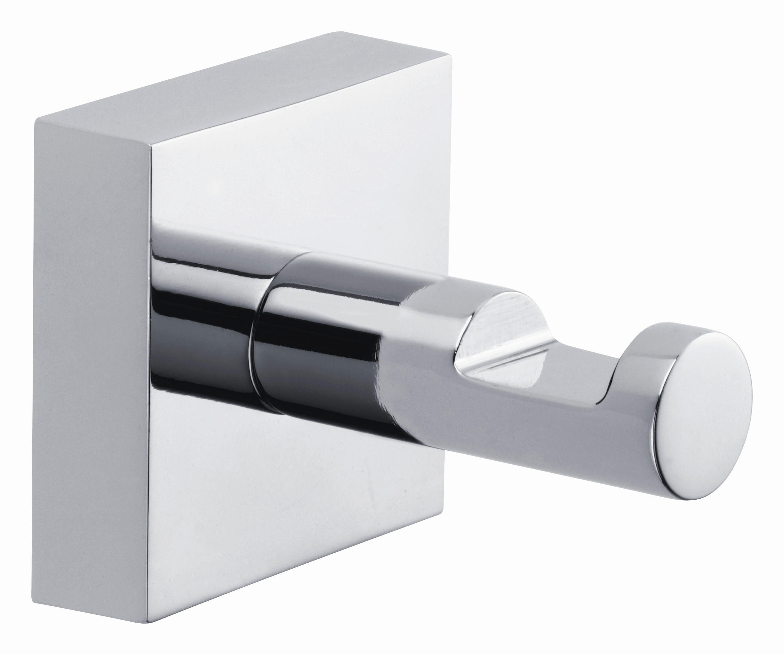 HANDTUCHHAKEN - Chromfarben, Basics, Metall (5,2/3,9/3,9cm) - Tesa