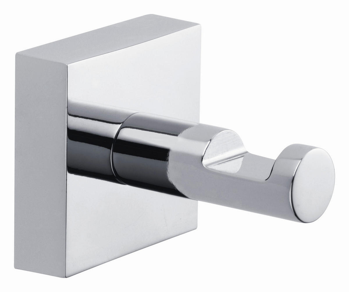 HANDTUCHHAKEN - Chromfarben, Basics, Metall (5,2/3,9/3,9cm) - Tesa