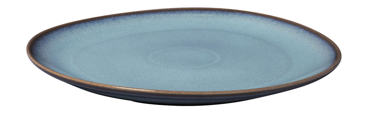 SERVIERPLATTE - Blau/Braun, LIFESTYLE, Keramik (32/31,5/3cm) - like.Villeroy & Boch