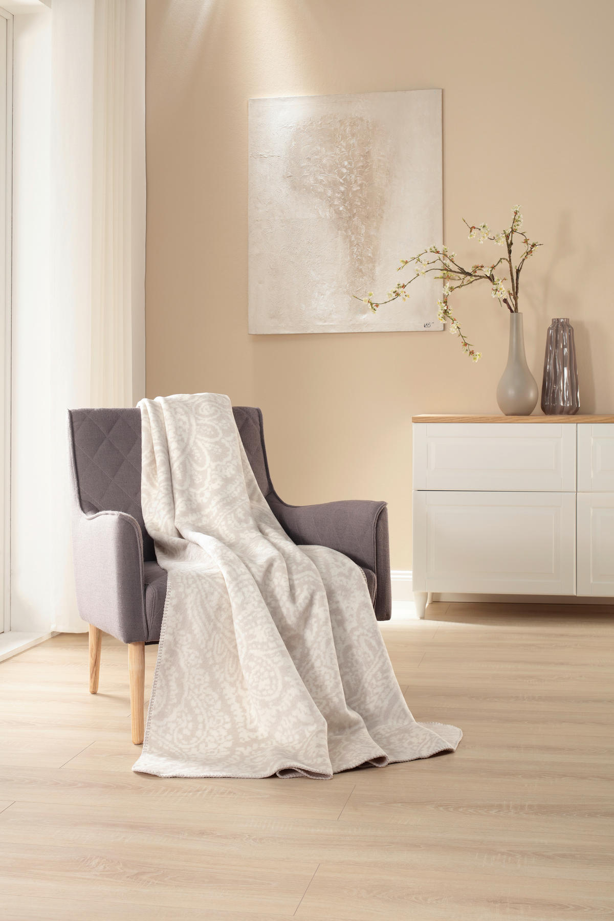 DECKE Essentials 2026 150/200 cm  - Multicolor, Basics, Kunststoff/Textil (150/200cm)