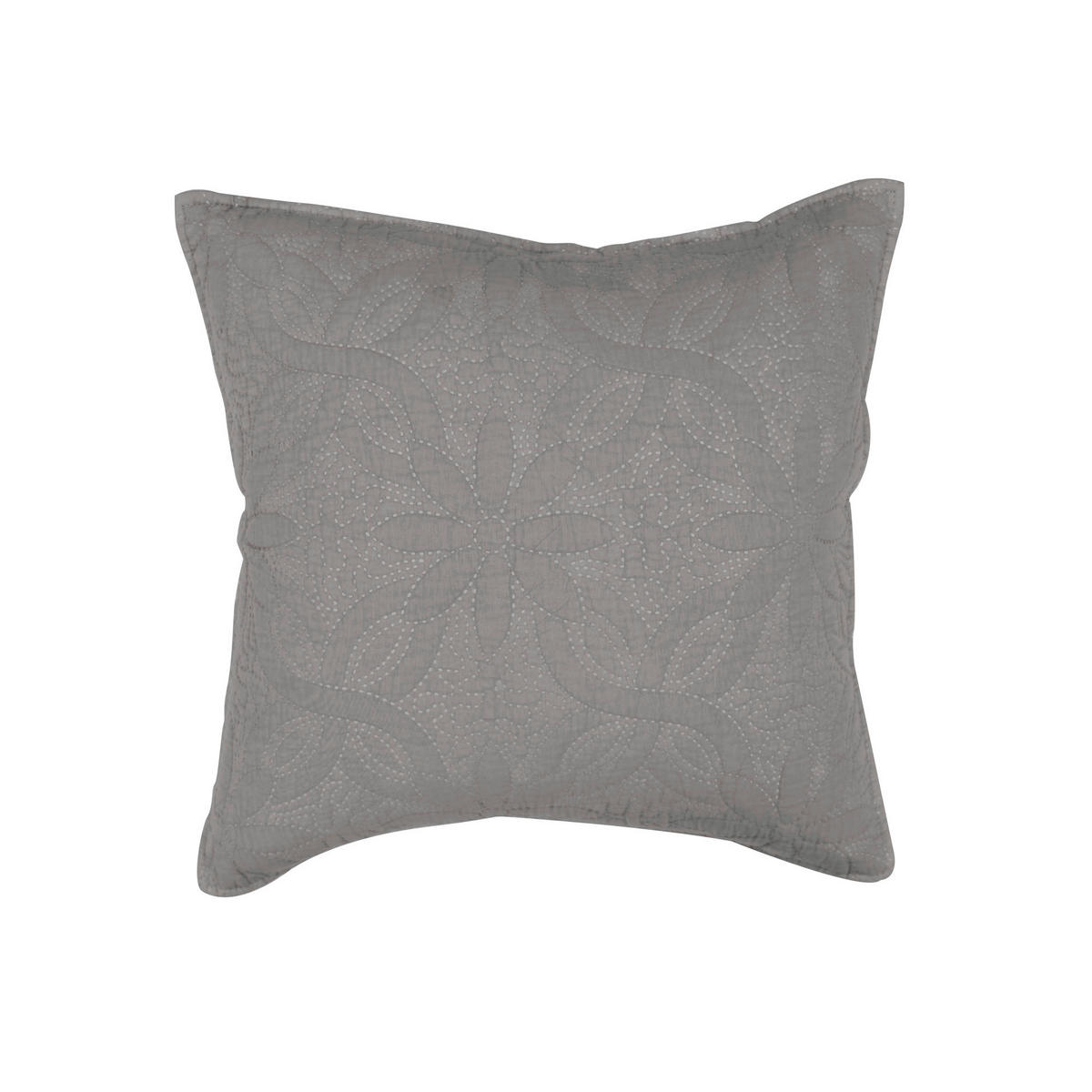 DEKORATIVNA JASTUČNICA 40/40 cm    SOLANGE  - tamnosiva, Osnovno, tekstil (40/40cm)