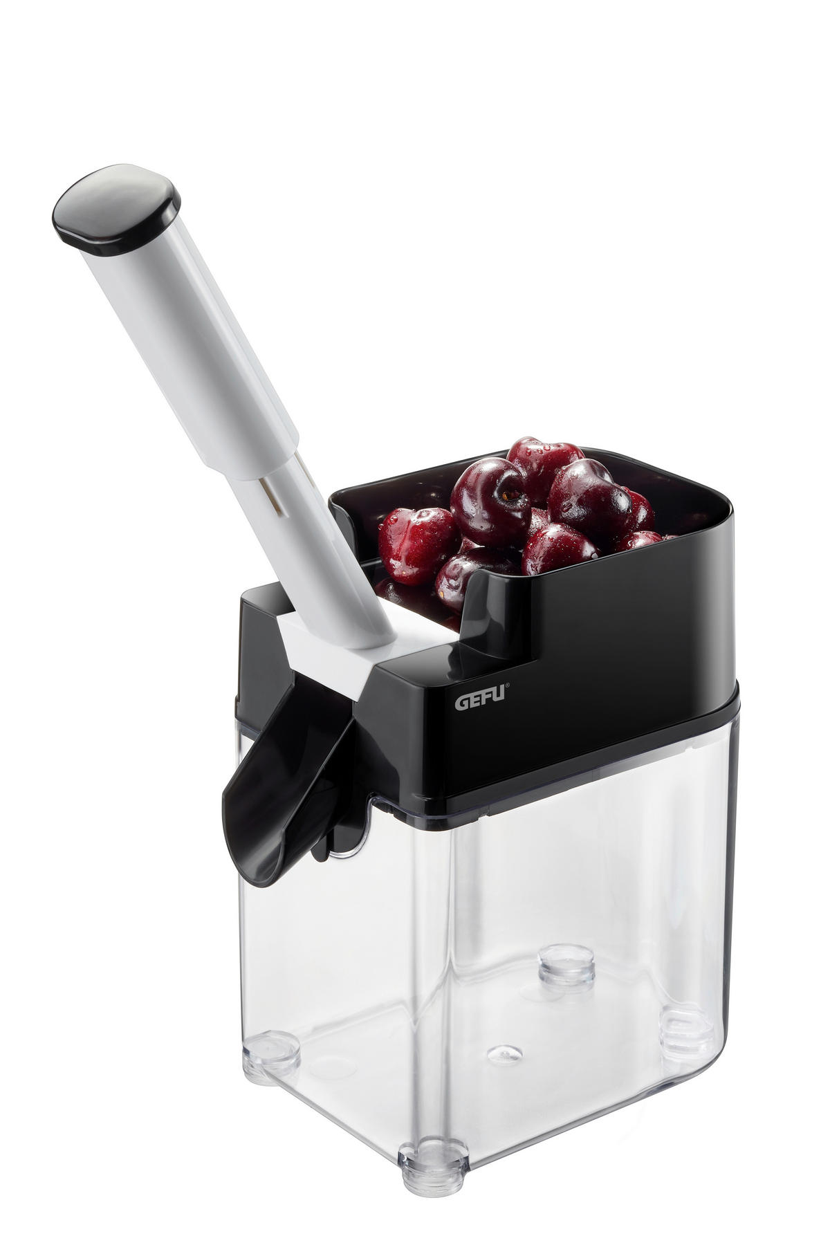 KIRSCHENTKERNER Corer  - Transparent/Schwarz, Basics, Kunststoff/Metall (18/11/20,5cm) - Gefu