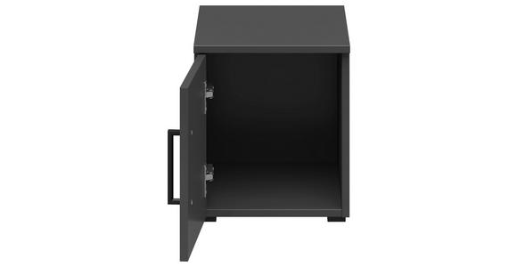 AUFSATZSCHRANK 30/35/40 cm  - Schwarz/Graphitfarben, MODERN, Holzwerkstoff/Kunststoff (30/35/40cm) - Carryhome