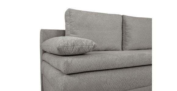 SCHLAFSOFA  in Struktur Dunkelgrau  - Dunkelgrau/Schwarz, KONVENTIONELL, Kunststoff/Textil (195/93/83cm) - Carryhome