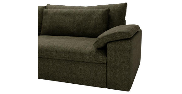 ECKSOFA  in Webstoff Grün  198/306 cm  - Schwarz/Grün, MODERN, Kunststoff/Textil (198/306cm) - Carryhome