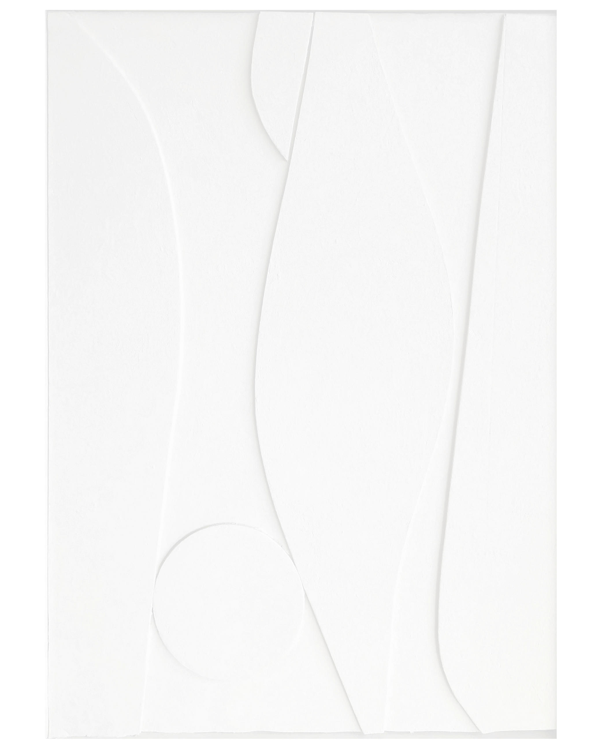 BILD Abstraktes 50/70 cm  - Weiß, Trend, Holz/Kunststoff (50/70cm) - Monee