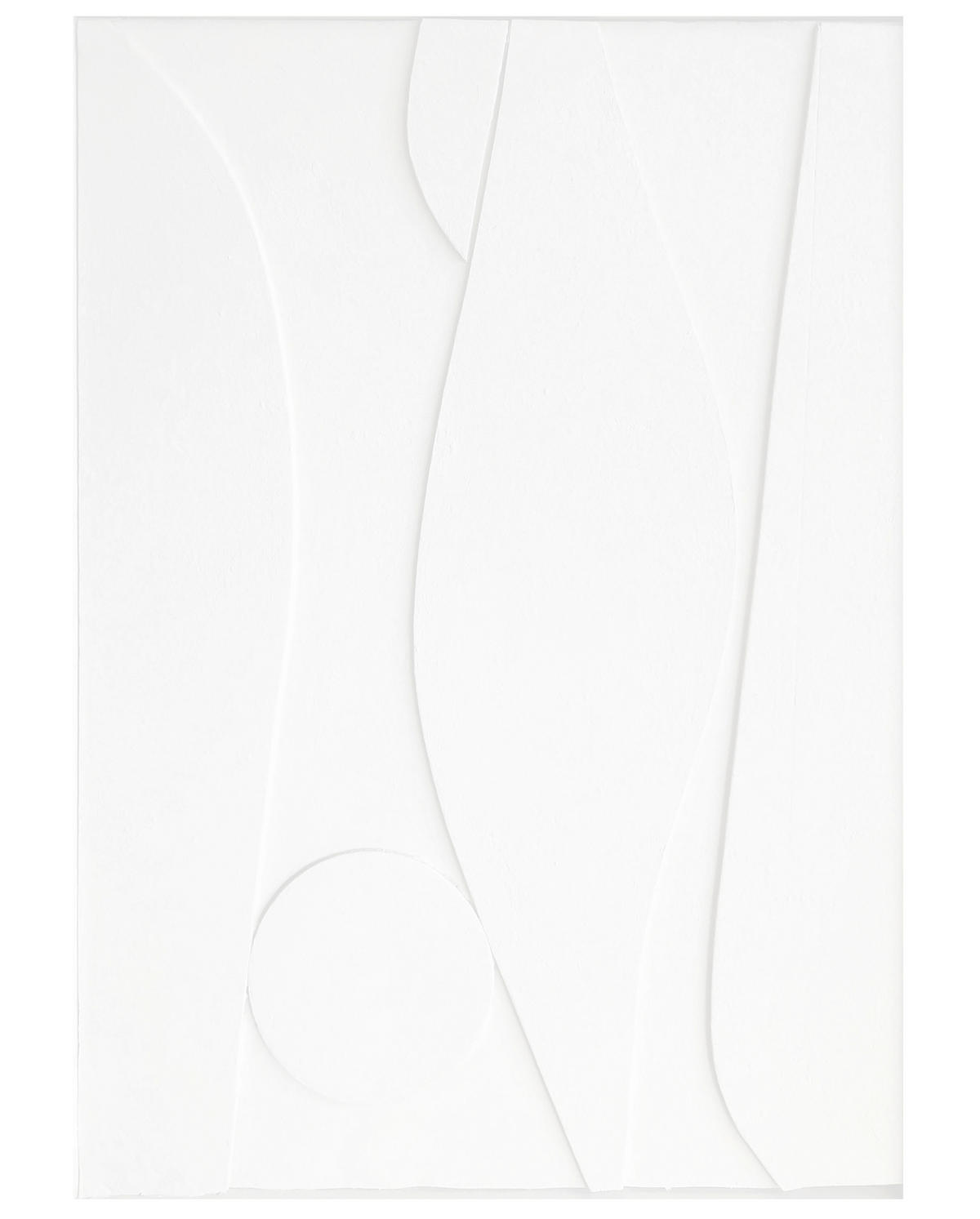 BILD Abstraktes 50/70 cm  - Weiß, Trend, Holz/Kunststoff (50/70cm) - Monee