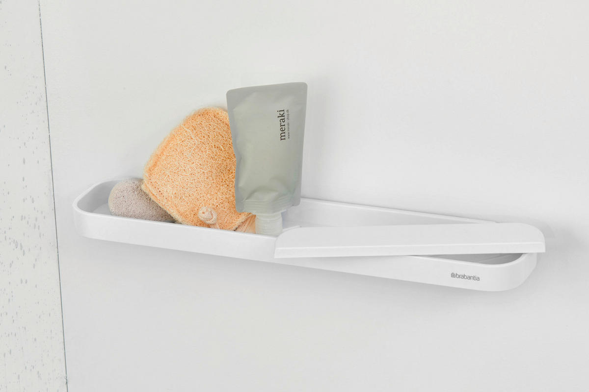 DUSCHABLAGE - Weiß, Basics, Kunststoff (42.1/7.3/9cm) - Brabantia