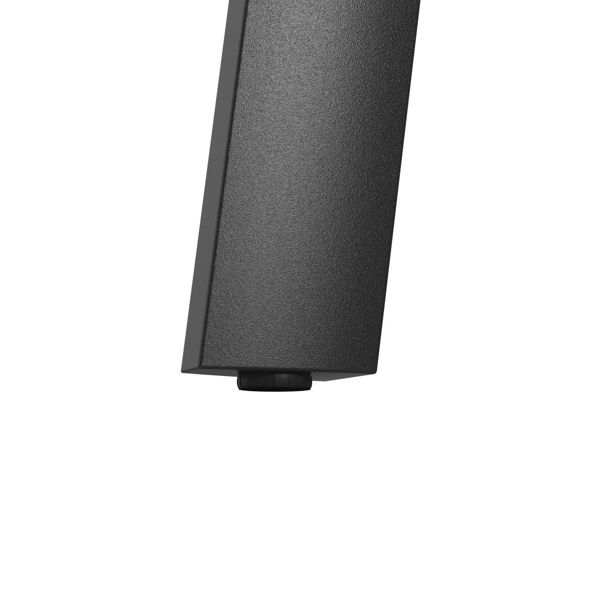 GARTENTISCH Metall, Glas Anthrazit rechteckig  - Anthrazit, Modern, Glas/Metall (220/76/100cm) - Ambia Garden