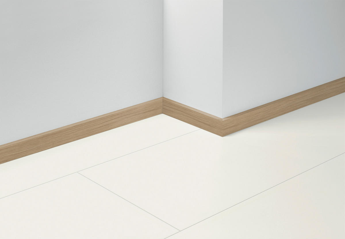 SOCKELLEISTE - Hellbraun/Eichefarben, Basics, Holzwerkstoff (220/4/1,6cm) - Parador