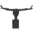 SKULPTUR - Schwarz, Design, Glas/Stein (75/42/23cm) - Kare-Design
