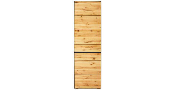GARDEROBENSCHRANK  in 60/200/38 cm  - Eichefarben/Anthrazit, Natur, Holz/Holzwerkstoff (60/200/38cm) - Linea Natura