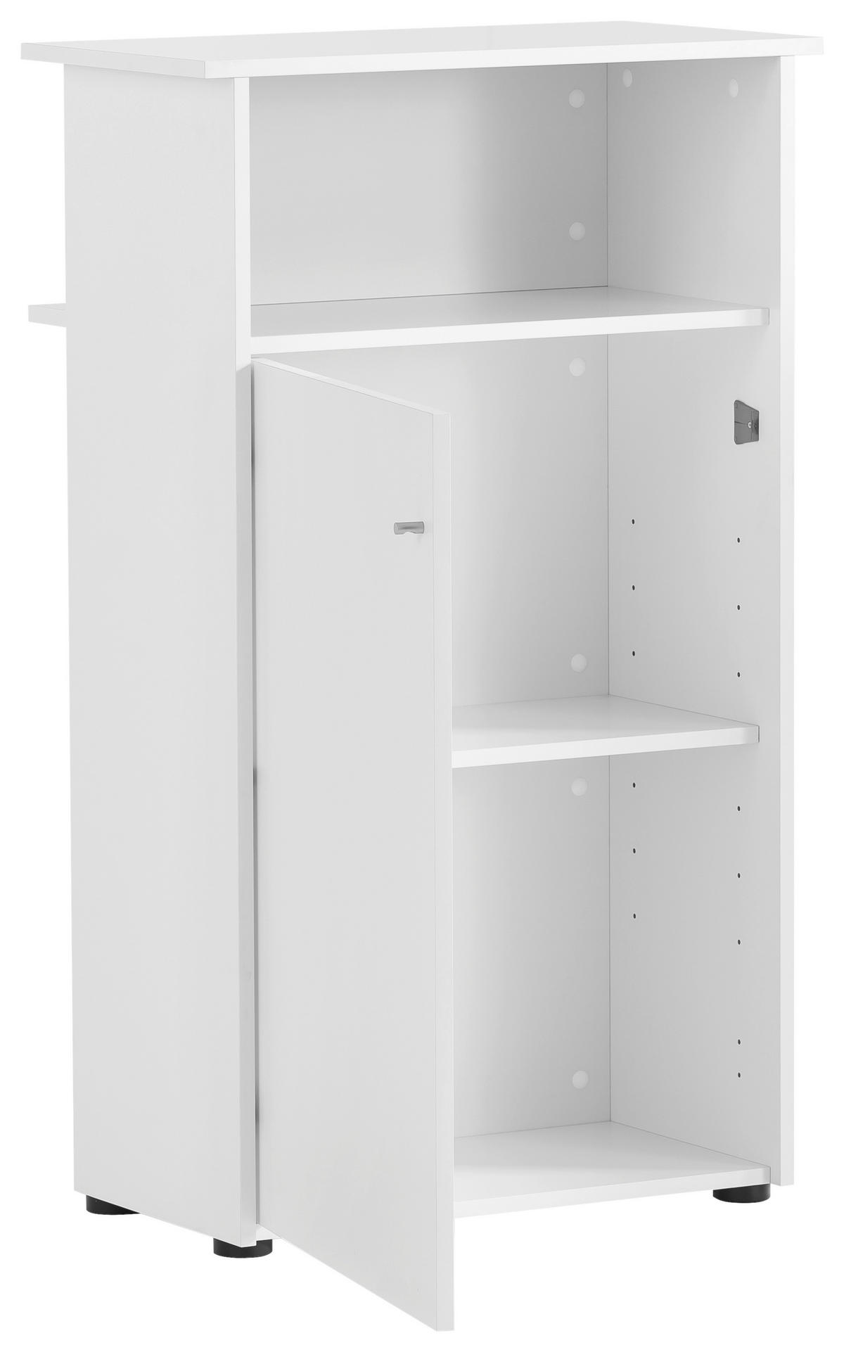 STEHPULT 65,8/110,5/44 cm  - Weiß, MODERN, Holzwerkstoff (65,8/110,5/44cm) - MID.YOU