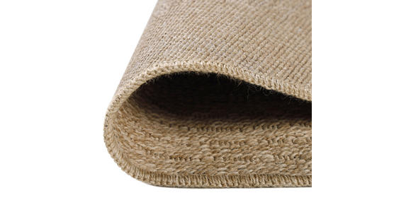 OUTDOORTEPPICH 160/160 cm Comilla Schwarz, Beige - Beige/Schwarz, Basics, Textil (160/160cm) - Novel