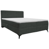BOXBETT 160/200 cm  in Grau  - Schwarz/Grau, Design, Holz/Holzwerkstoff (160/200cm) - Xora