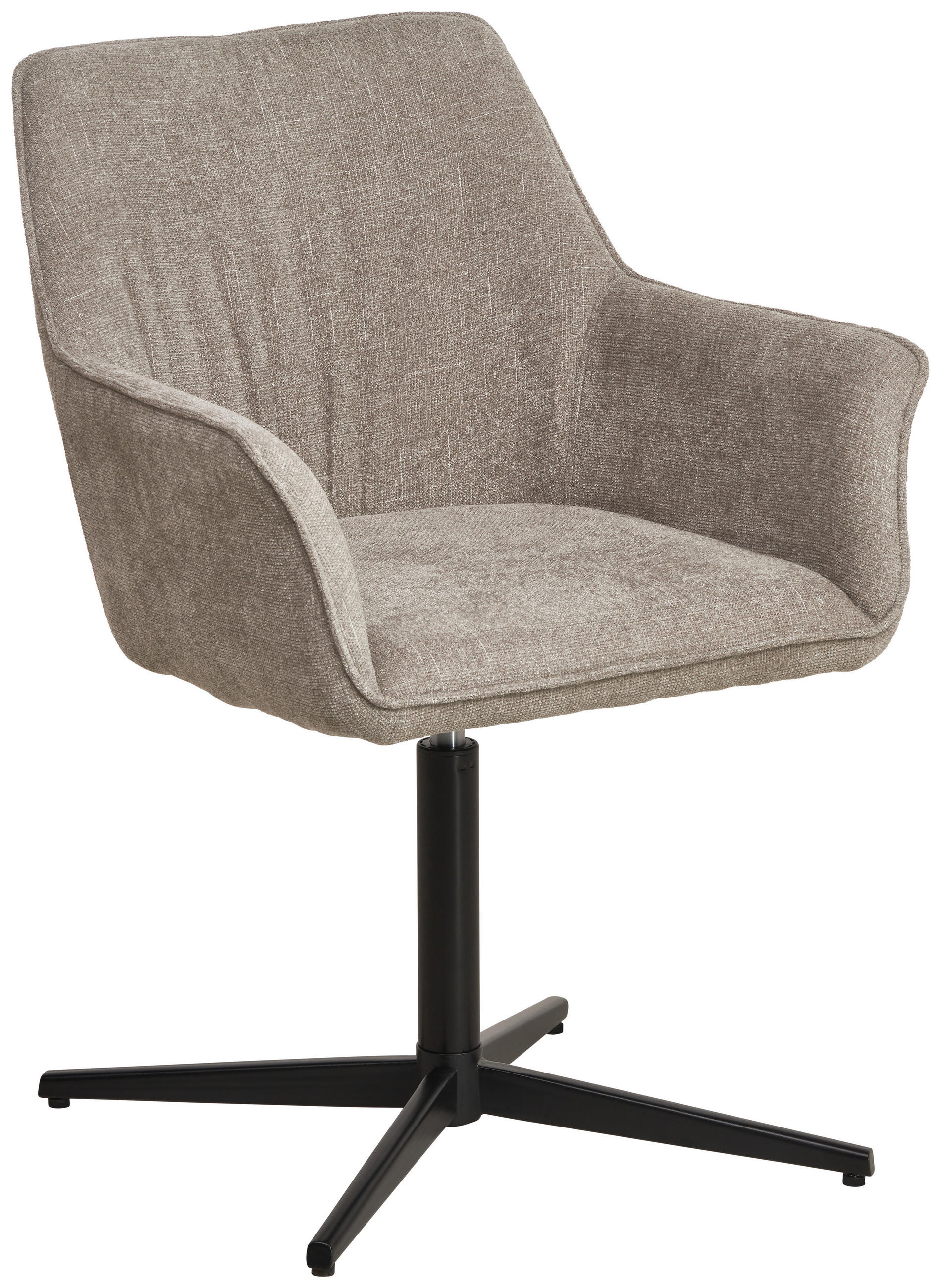 Armlehnstuhl Pat Taupe, Sitzfl. 360° drehbar