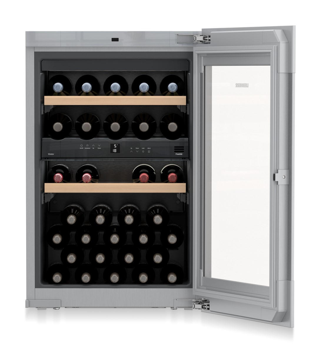 WEINKÜHLSCHRANK EWTGB1683-26  - Schwarz, Basics, Glas/Metall (59,5/90,6/57,2cm) - Liebherr