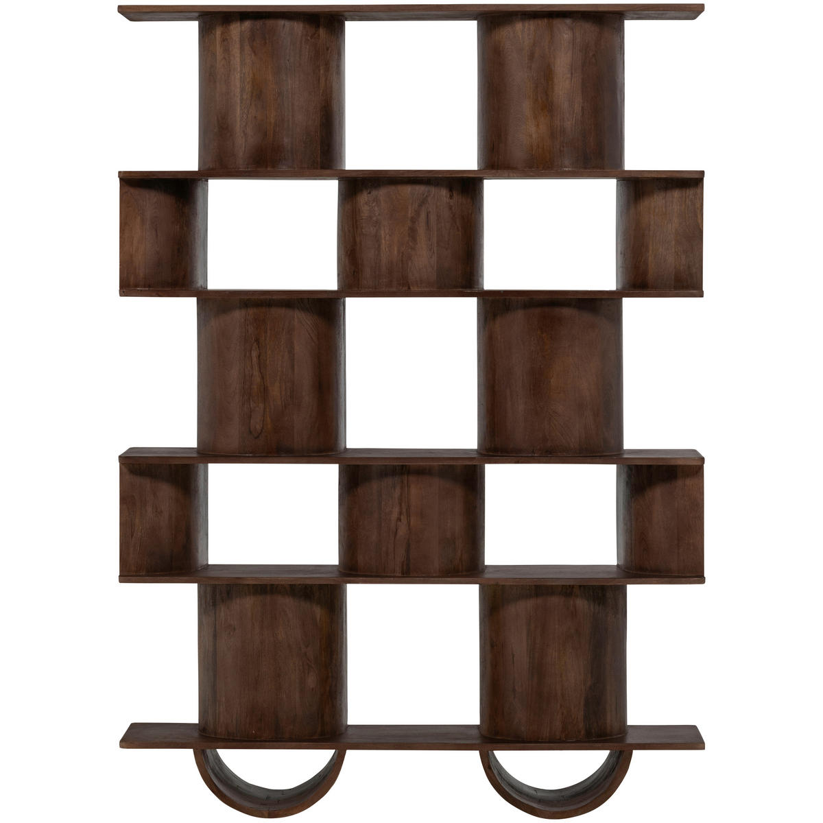 REGAL  130/180/35 cm Dunkelbraun  - Dunkelbraun, Design, Holz (130/180/35cm) - Livetastic