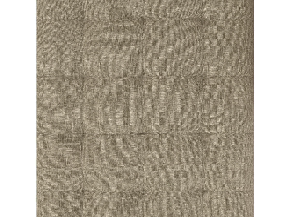 ECKSOFA PALERMO Cappuccino Webstoff, Leinenoptik Schlaffunktion, Stauraum  - Schwarz/Cappuccino, Basics, Kunststoff/Textil (213/154cm) - Livetastic
