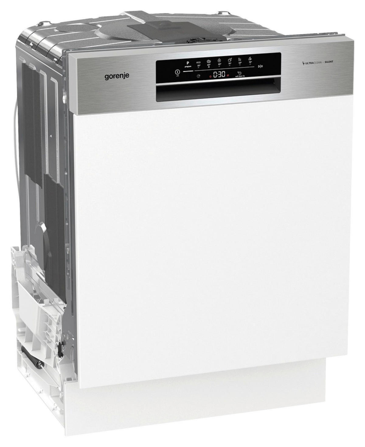 GESCHIRRSPÜLER GI642E90X  - Edelstahlfarben, Basics, Metall (59,8/81,5/55,5cm) - Gorenje