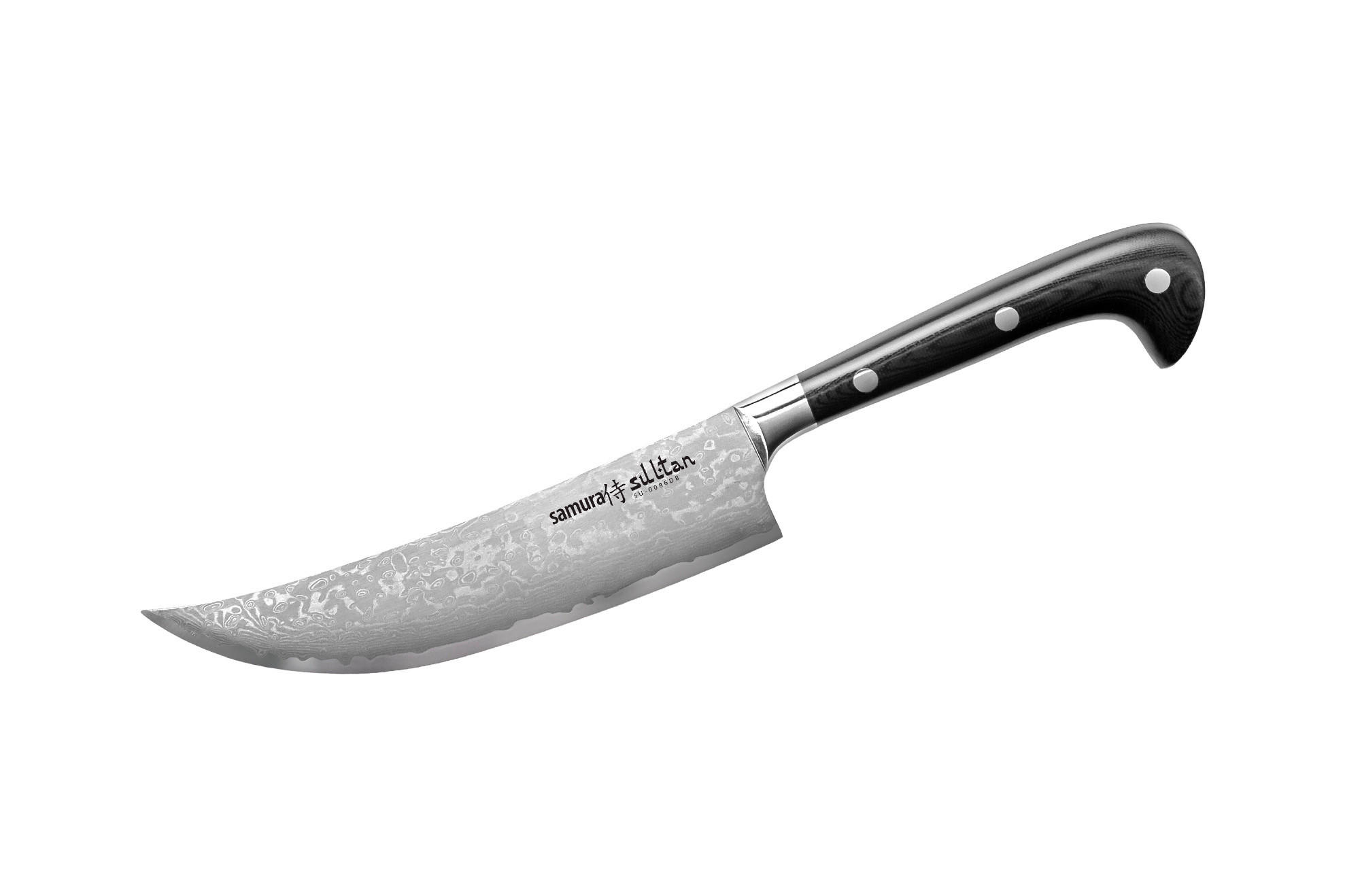 NOŽ KUHINJSKI  SULTAN 28,8/4,5/2,1 cm           čelik - srebrne boje/crna, Basics, drvni materijal/metal (28,8/4,5/2,1cm) - Samura