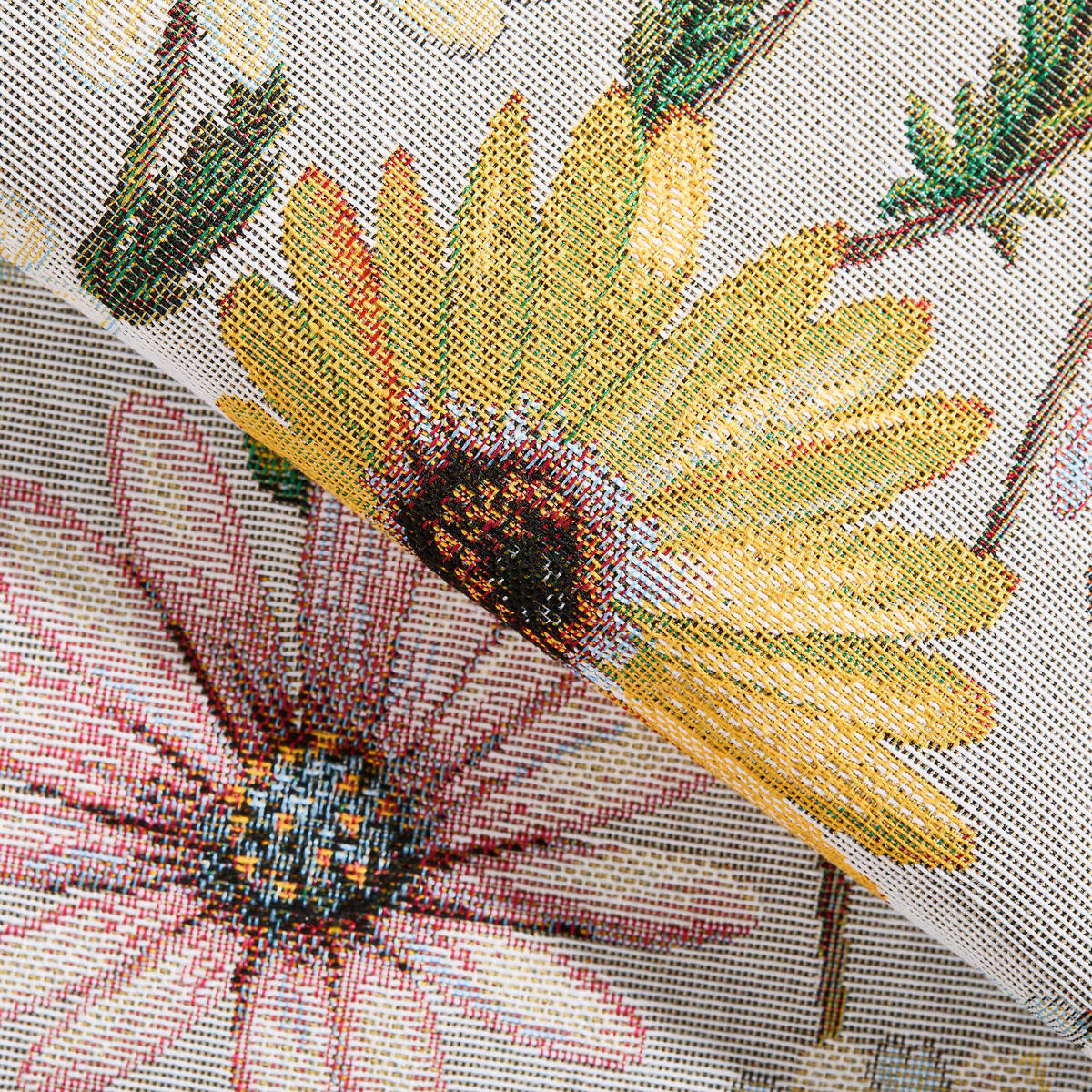 TISCHLÄUFER MARGERITE 43/140 cm  - Multicolor, KONVENTIONELL, Textil (43/140cm) - Esposa