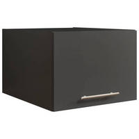 AUFSATZSCHRANK 50/38/67,50 cm   - Anthrazit/Silberfarben, Design, Holzwerkstoff/Metall (50/38/67,50cm)