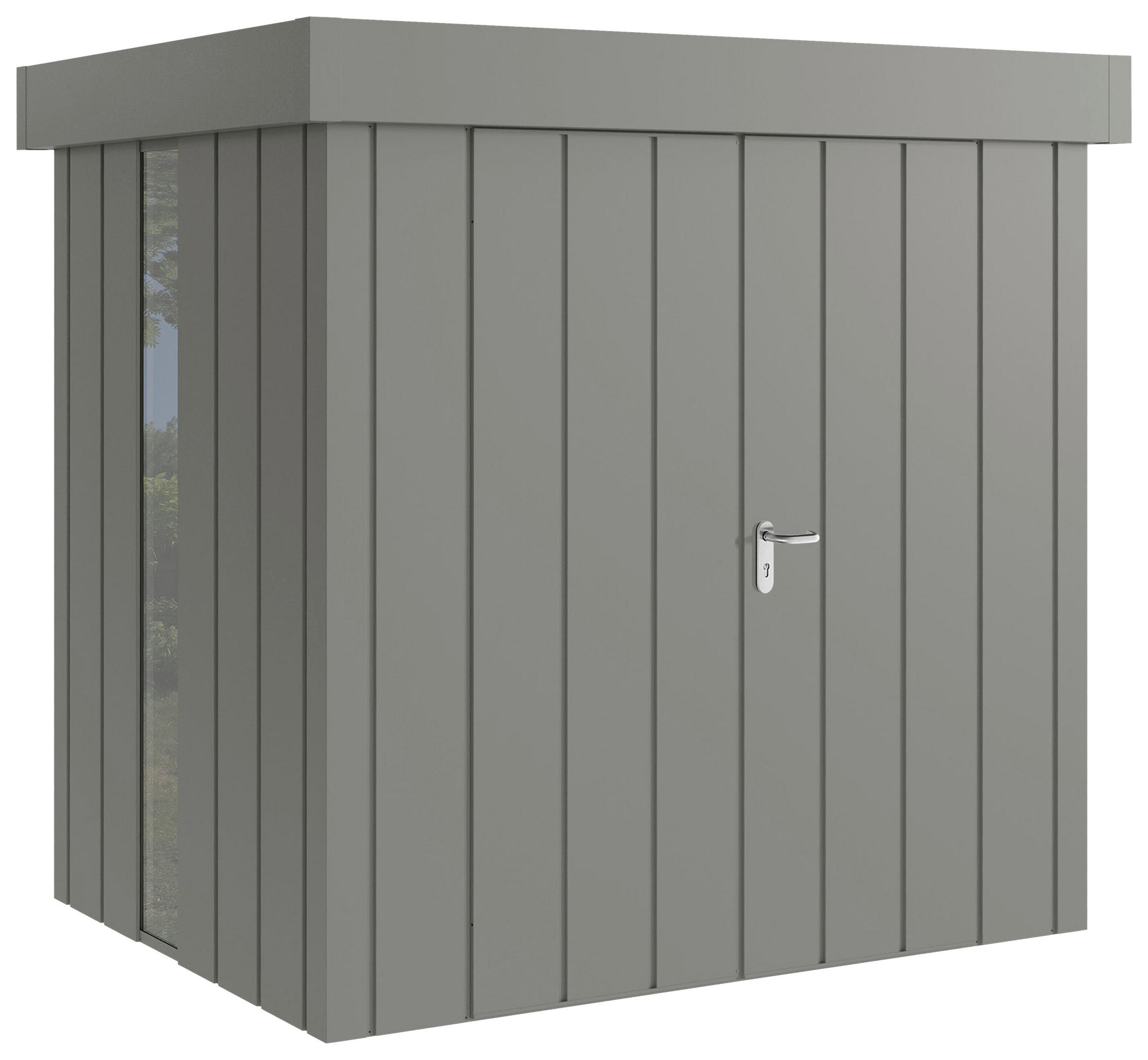 GERÄTEHAUS 229/220/181 cm  - Alufarben, Basics, Metall (229/220/181cm)