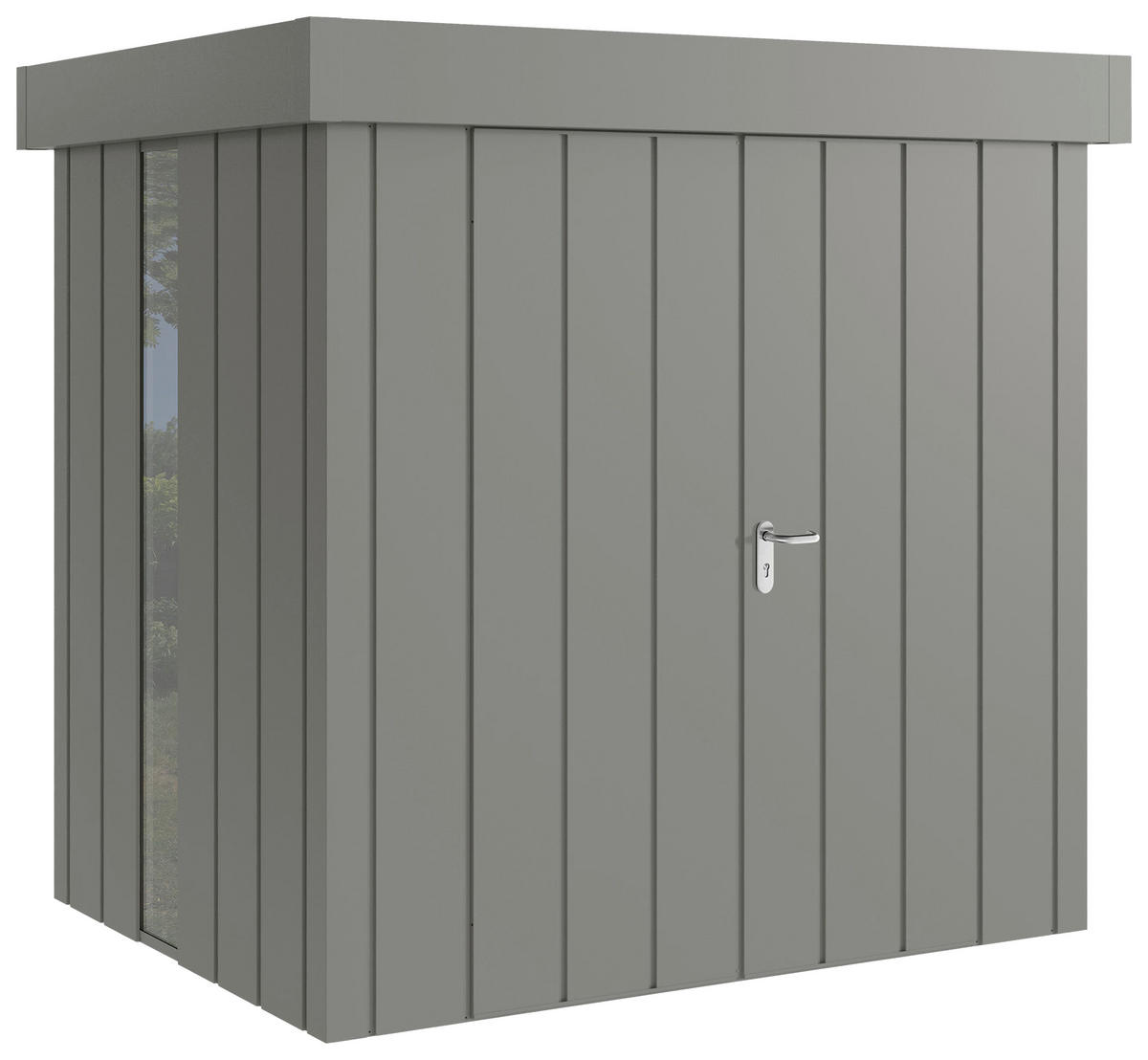 GERÄTEHAUS 229/220/181 cm  - Alufarben, Basics, Metall (229/220/181cm)