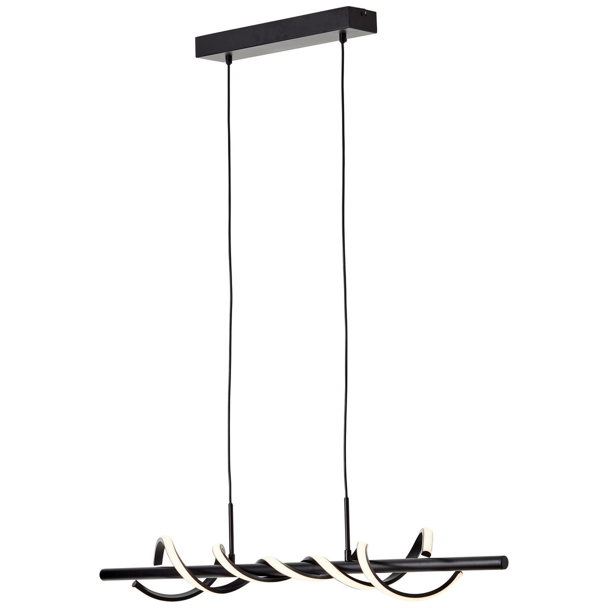 LED-PENDELLEUCHTE    - Schwarz, Design, Kunststoff/Metall (150/95,5/18cm) - Brilliant