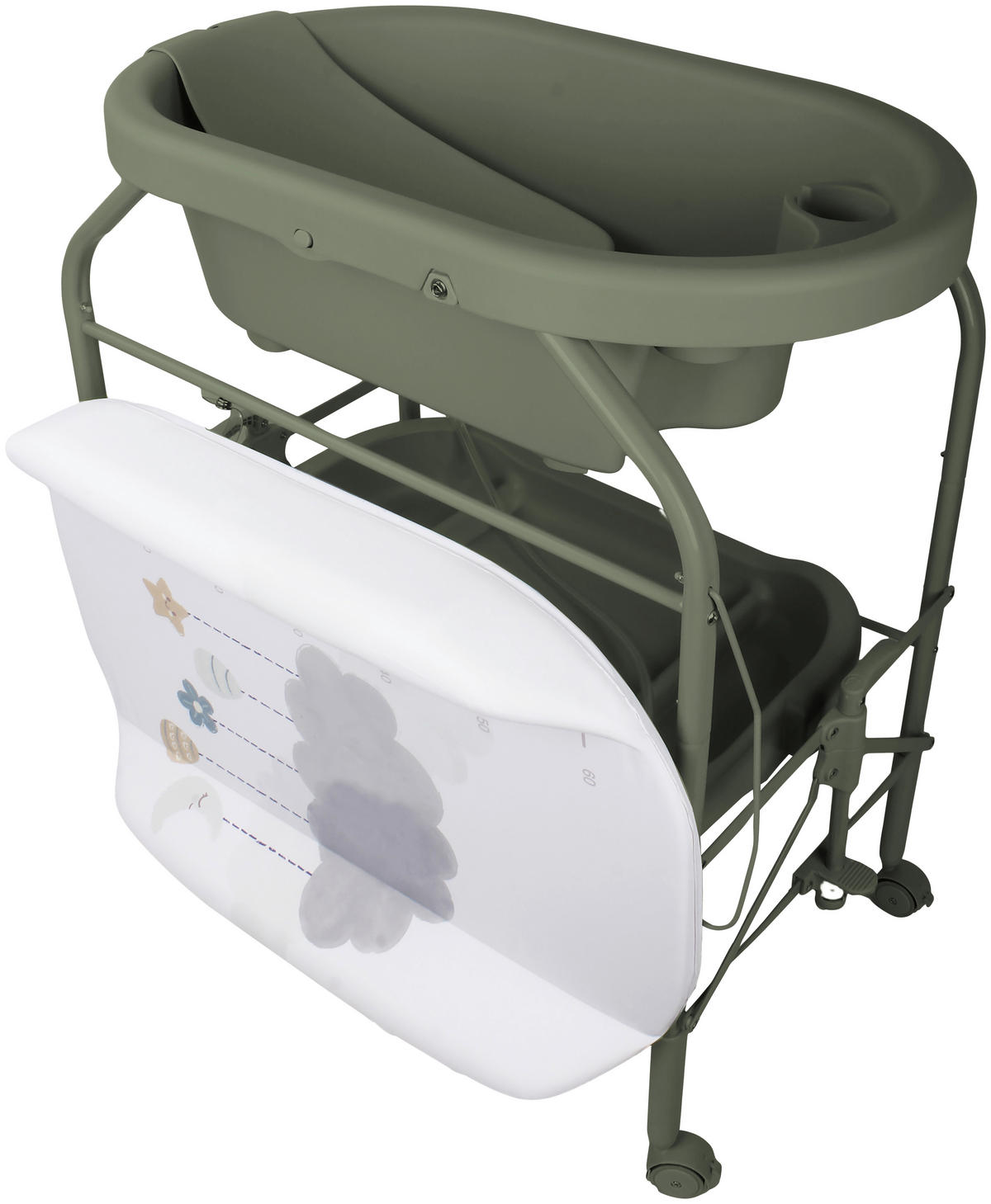 BABYBADEWANNE  - Grün, Basics, Holzwerkstoff/Kunststoff (81/108/51cm) - My Baby Lou
