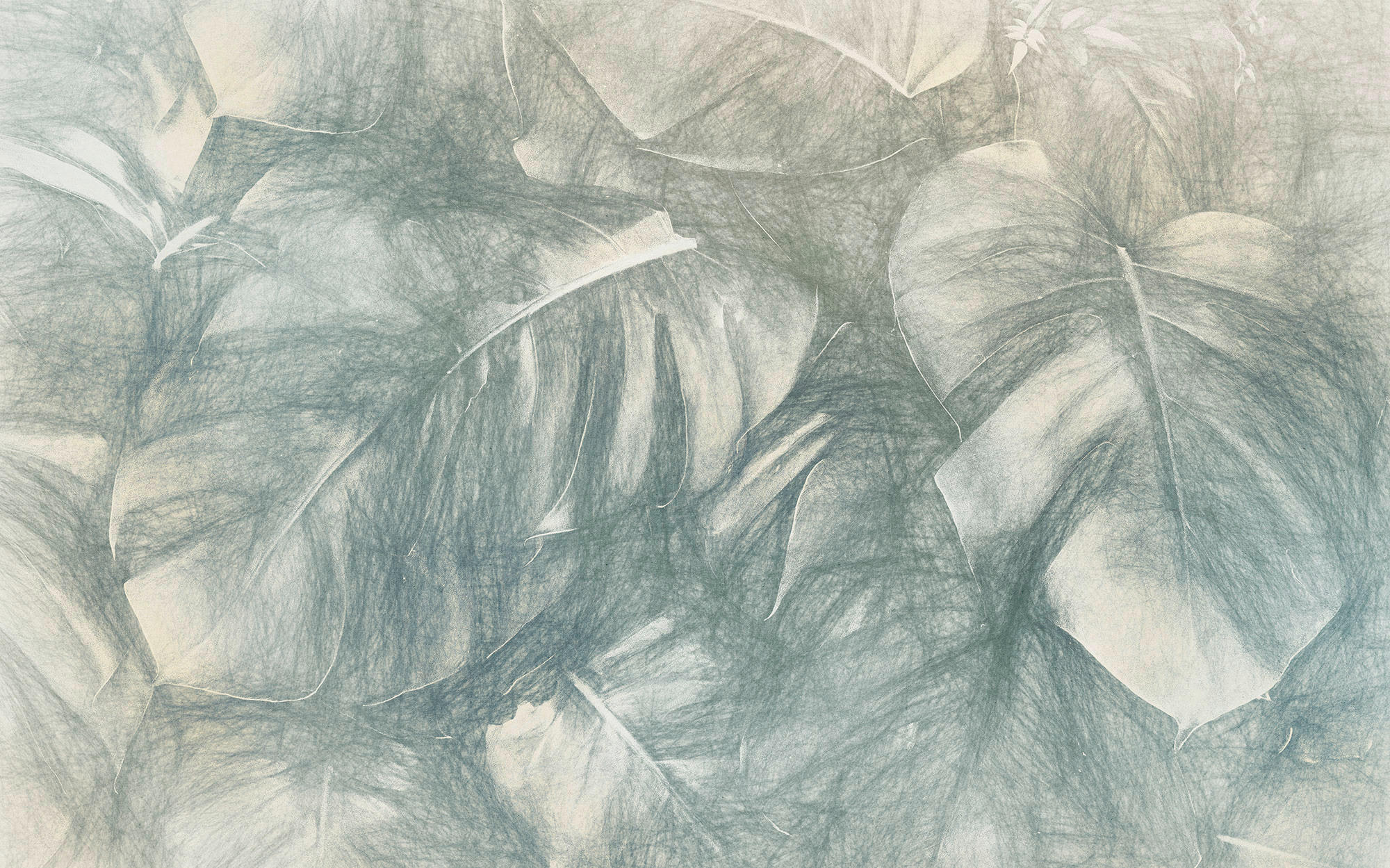 Xora Vliestapete Weiß, Blau 400x250 cm