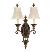 NÁSTENNÉ SVIETIDLO, 36,8/18,4/61 cm - hnedá, Konventionell, kov (36,8/18,4/61cm) - Elstead Lighting
