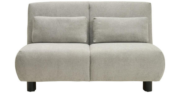 SCHLAFSOFA Flachgewebe Grau  - Schwarz/Grau, KONVENTIONELL, Textil/Metall (150/85/100cm) - Carryhome